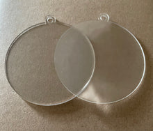 Load image into Gallery viewer, Blank Acrylic Ornament w/Top Hole (5pk)
