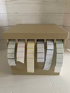 6 Slot Foam Tape Dispenser w/Lid