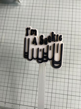 Load image into Gallery viewer, I’m A Bookie Straw Topper