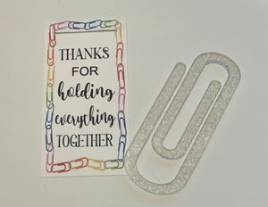 Jumbo Paperclip Bookmark