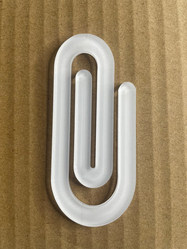 Jumbo Acrylic Blank / Sublimation Paperclip (10pk)