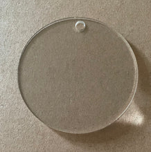 Load image into Gallery viewer, Blank Acrylic Ornament (5pk)