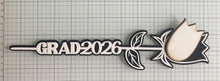 Load image into Gallery viewer, Grad 2026 Rose (Digital Laser Cut File)