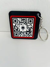 Load image into Gallery viewer, Double Sided Acrylic QR Code Keychain