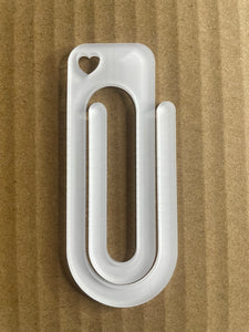 Acrylic Blank Paperclip (5pk)