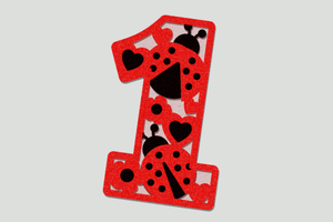 LadyBug 3D Numbers