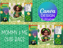 Load image into Gallery viewer, Mommy &amp; Me Chip Bag Template