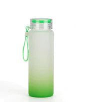 17oz Frosted Color Gradient Water Bottle