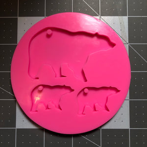 Bear and baby Mold