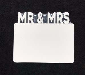 Sublimation MDF Frame-Mr. & Mrs.