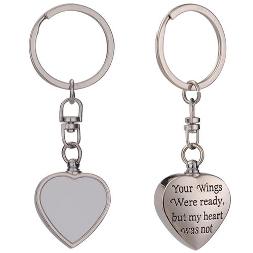 Urn Heart Keychain