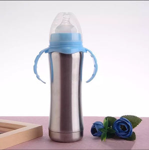 8oz Baby Bottle with Clear Cap