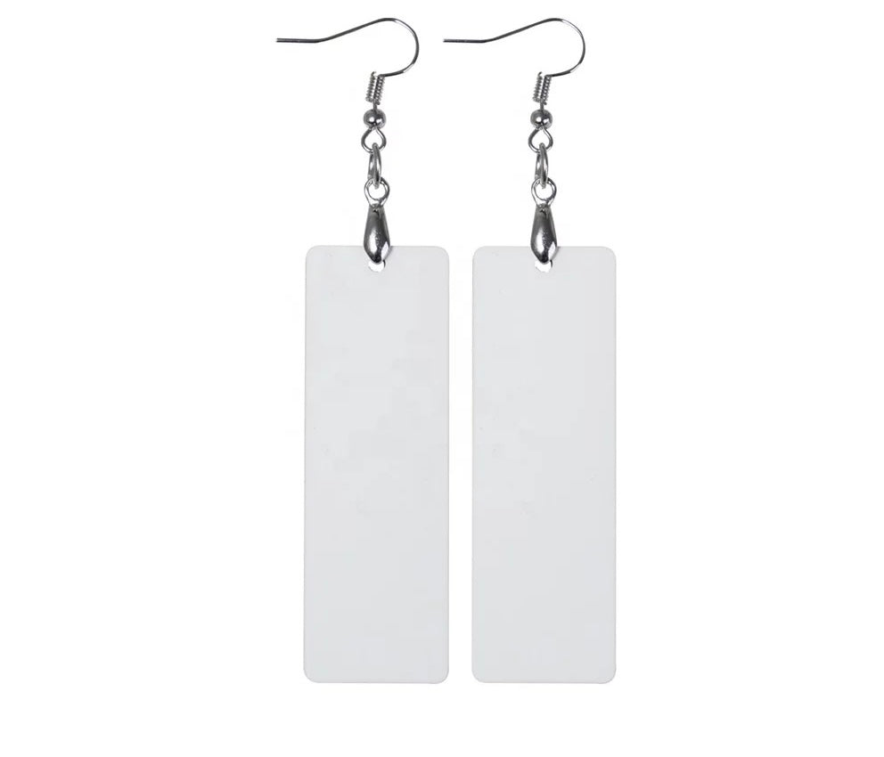 Sublimation MDF Earrings-Rectangle