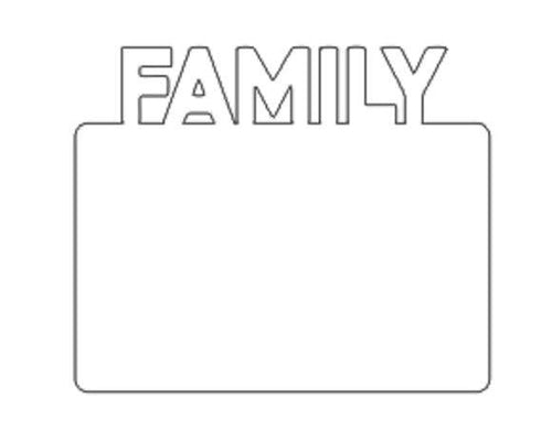 Sublimation MDF Frame-Family