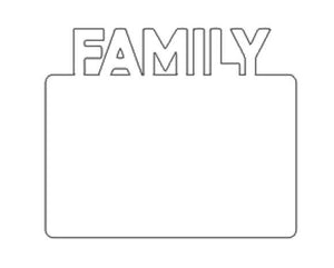 Sublimation MDF Frame-Family