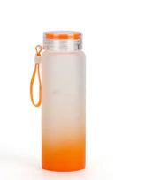 17oz Frosted Color Gradient Water Bottle