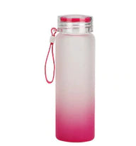 Load image into Gallery viewer, 17oz Frosted Color Gradient Water Bottle